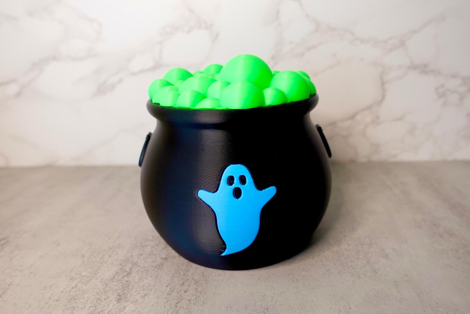 Ghost Cauldron (Bubbles Lid) 3d model