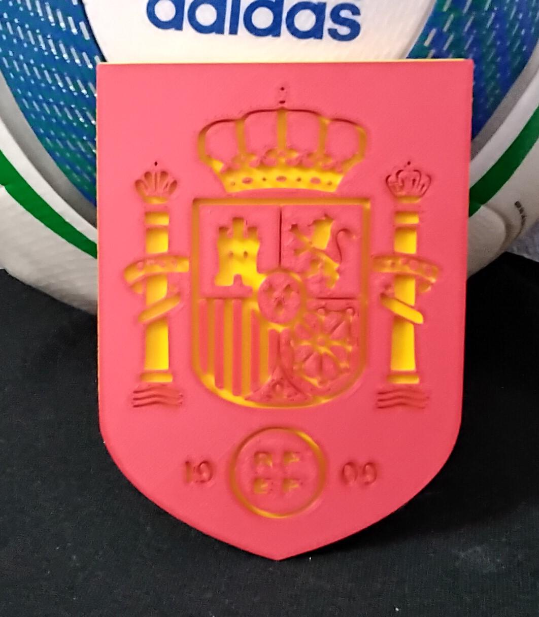 Spain national football team coaster or plaque 3d model
