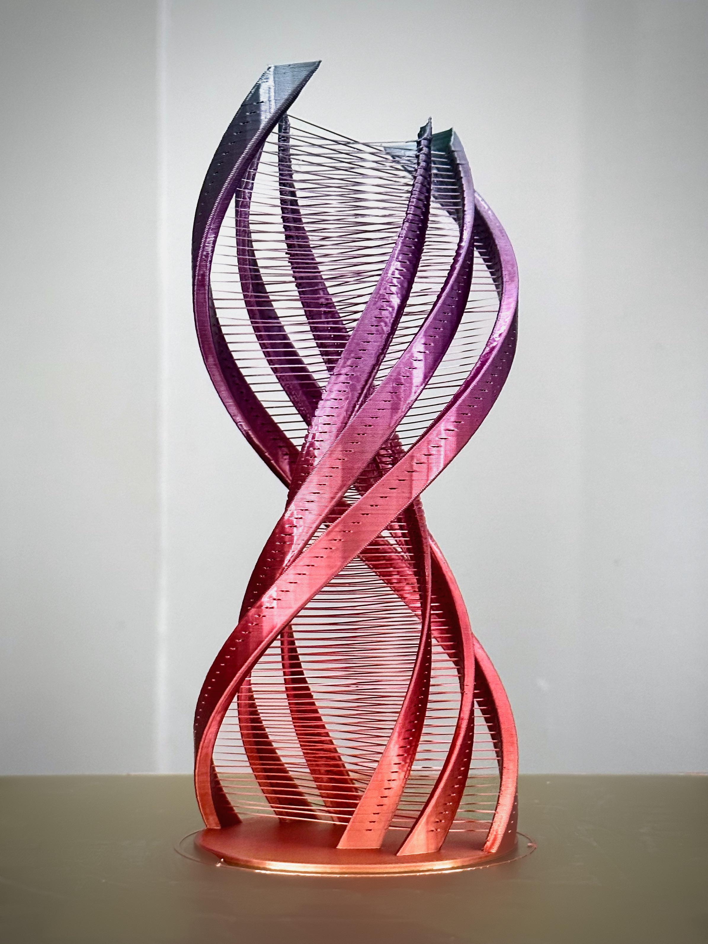 Ribbons and Strings Artwork 3d model