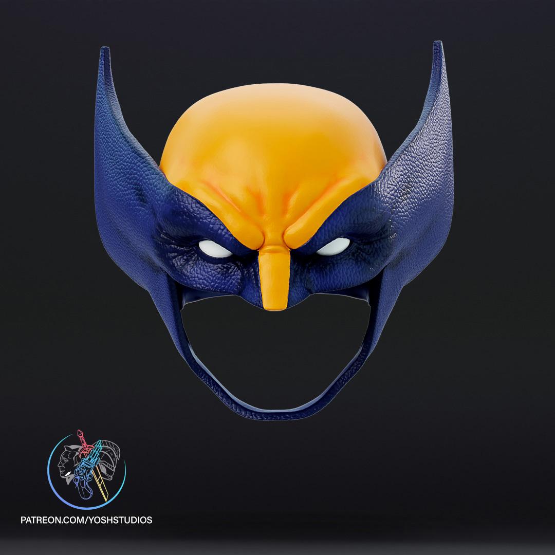 Comic Wolverine Mask 3D Print File STL 3d model