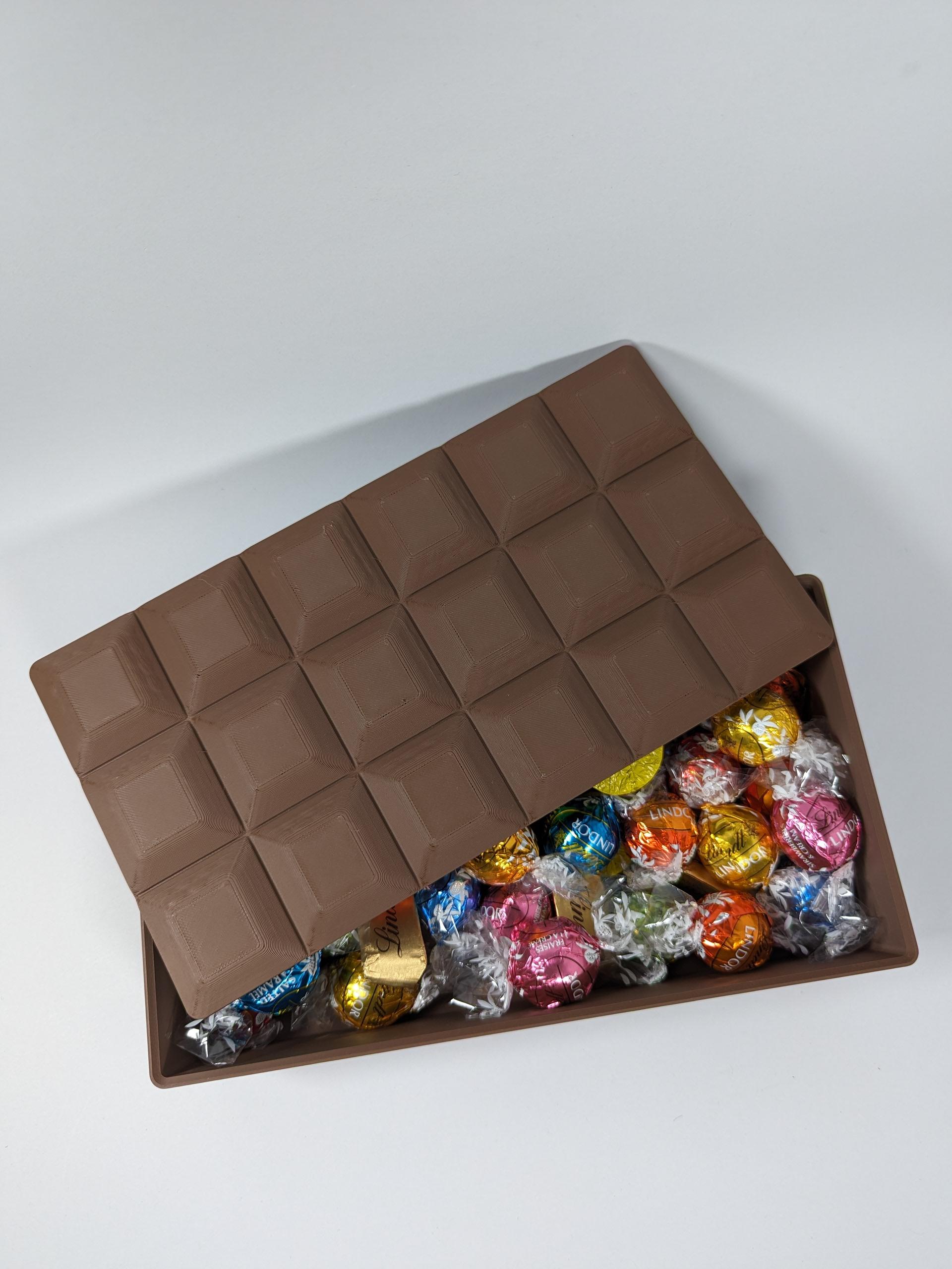 Chocolate Bar Box 3d model