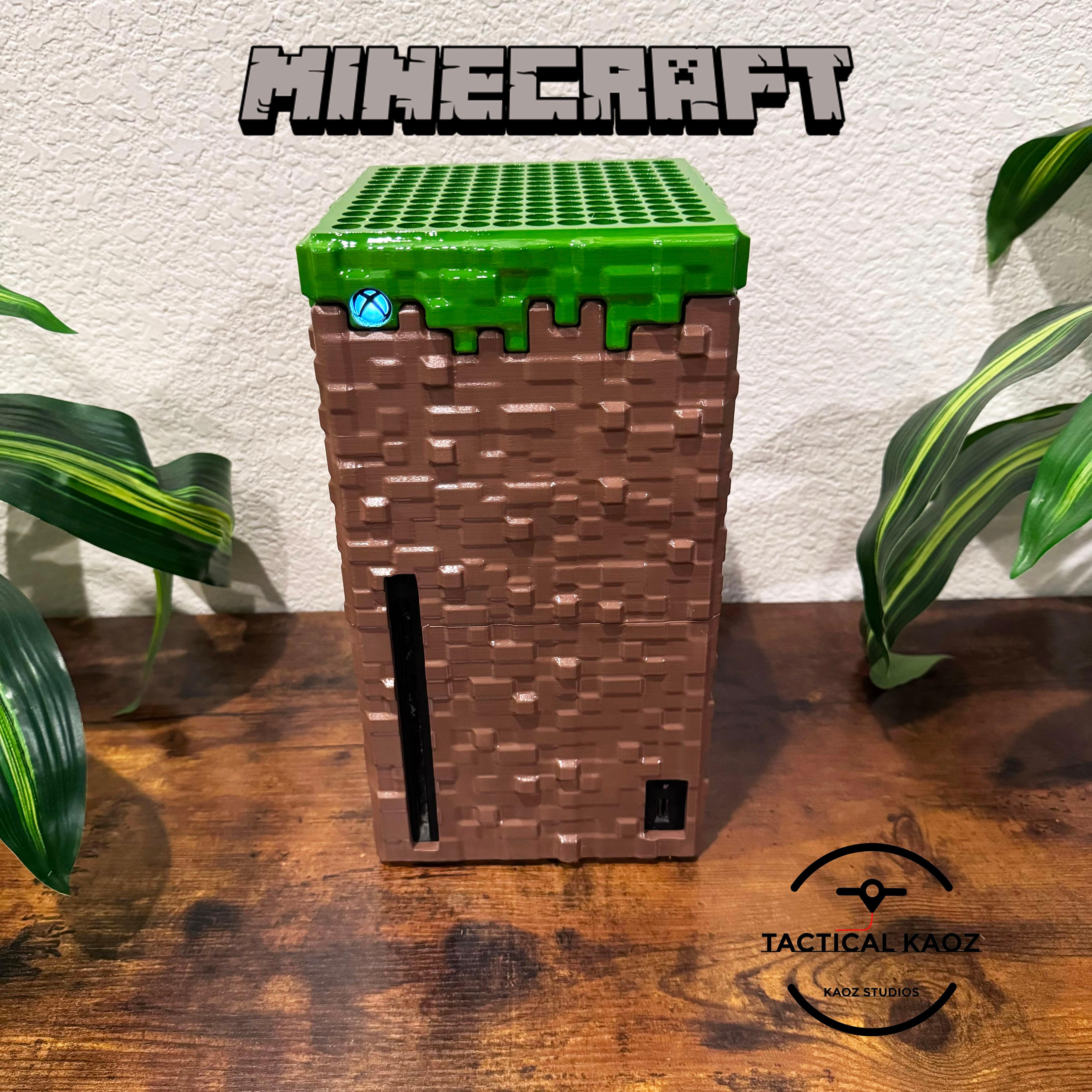 Minecraft Grass Block Xbox Series X Cover 3d model