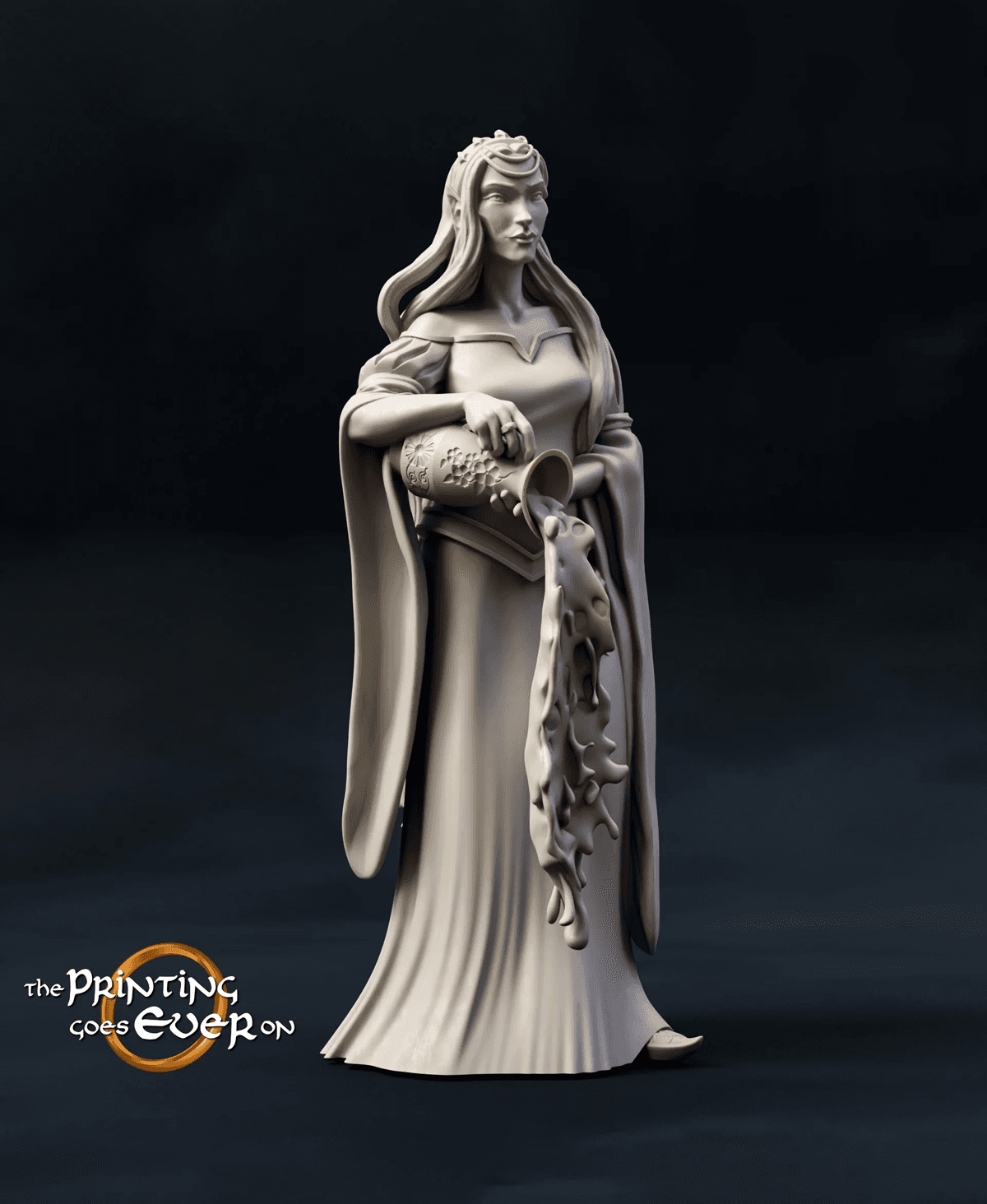 Queen Gladhiel (28 and 75mm) 3d model