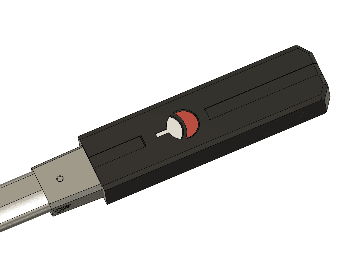 Retractable Kusanagi Sword (print in place) 3d model