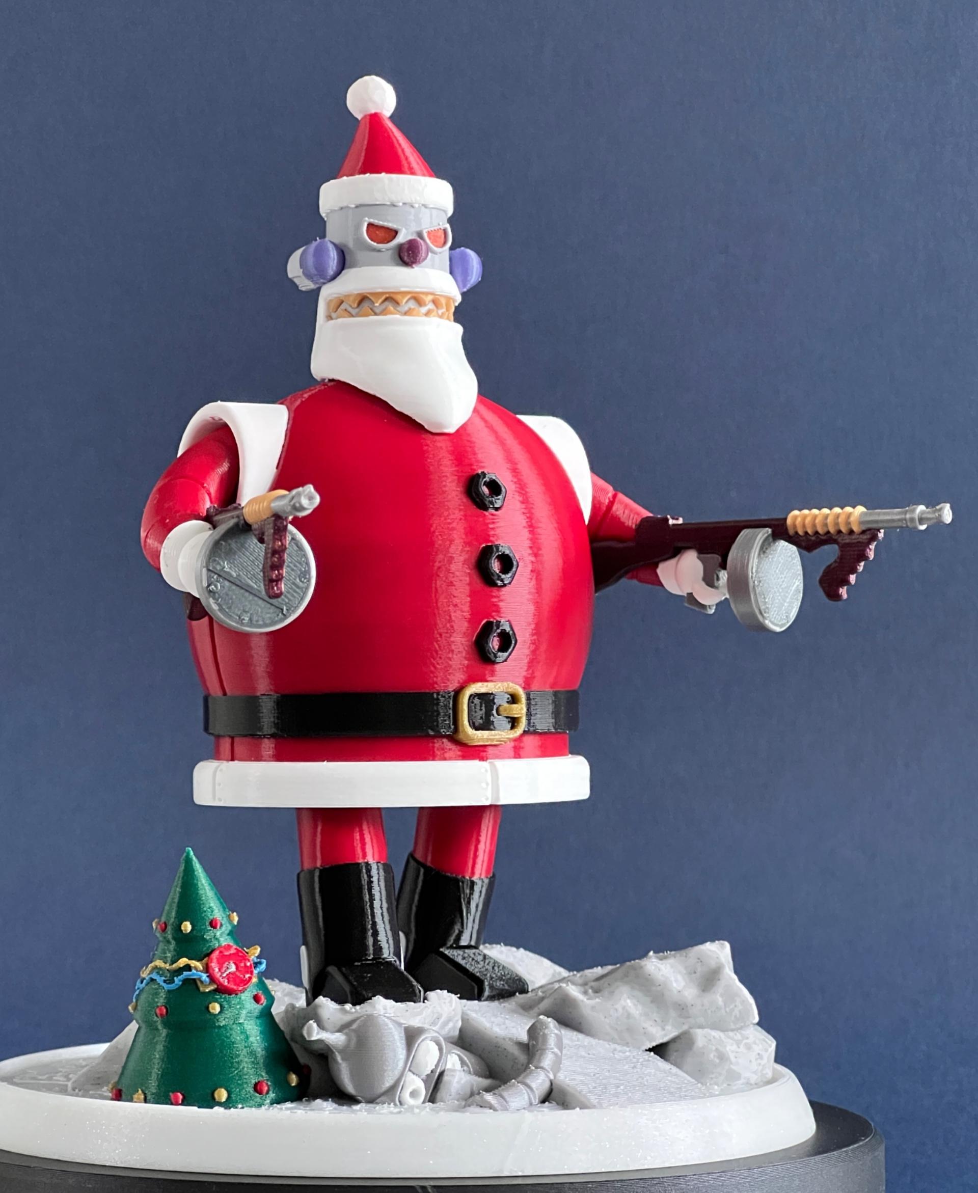 Robot Santa  3d model