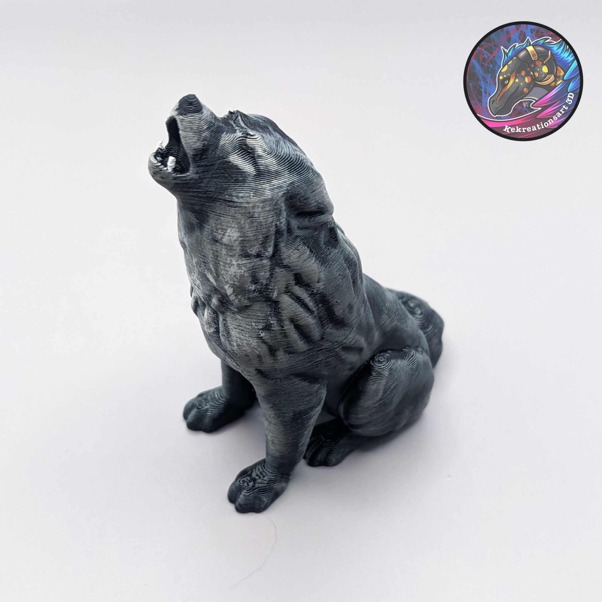 Wolf Dice Guardian + Figurine 3d model