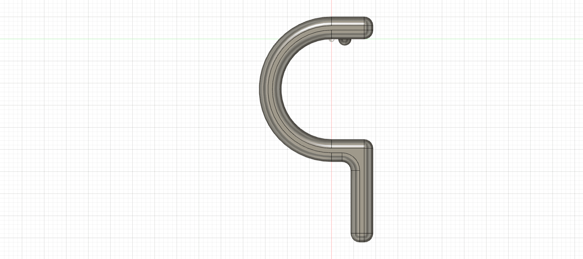 0.5 in. 1-Hole Clamp 3d model