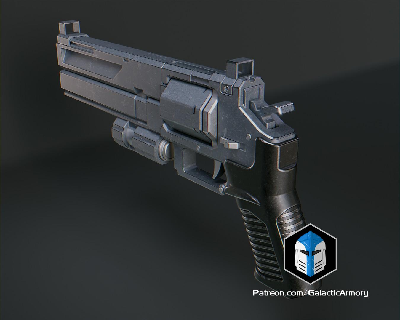 Helldivers 2 - Senator Revolver Pistol - 3D Print Files 3d model