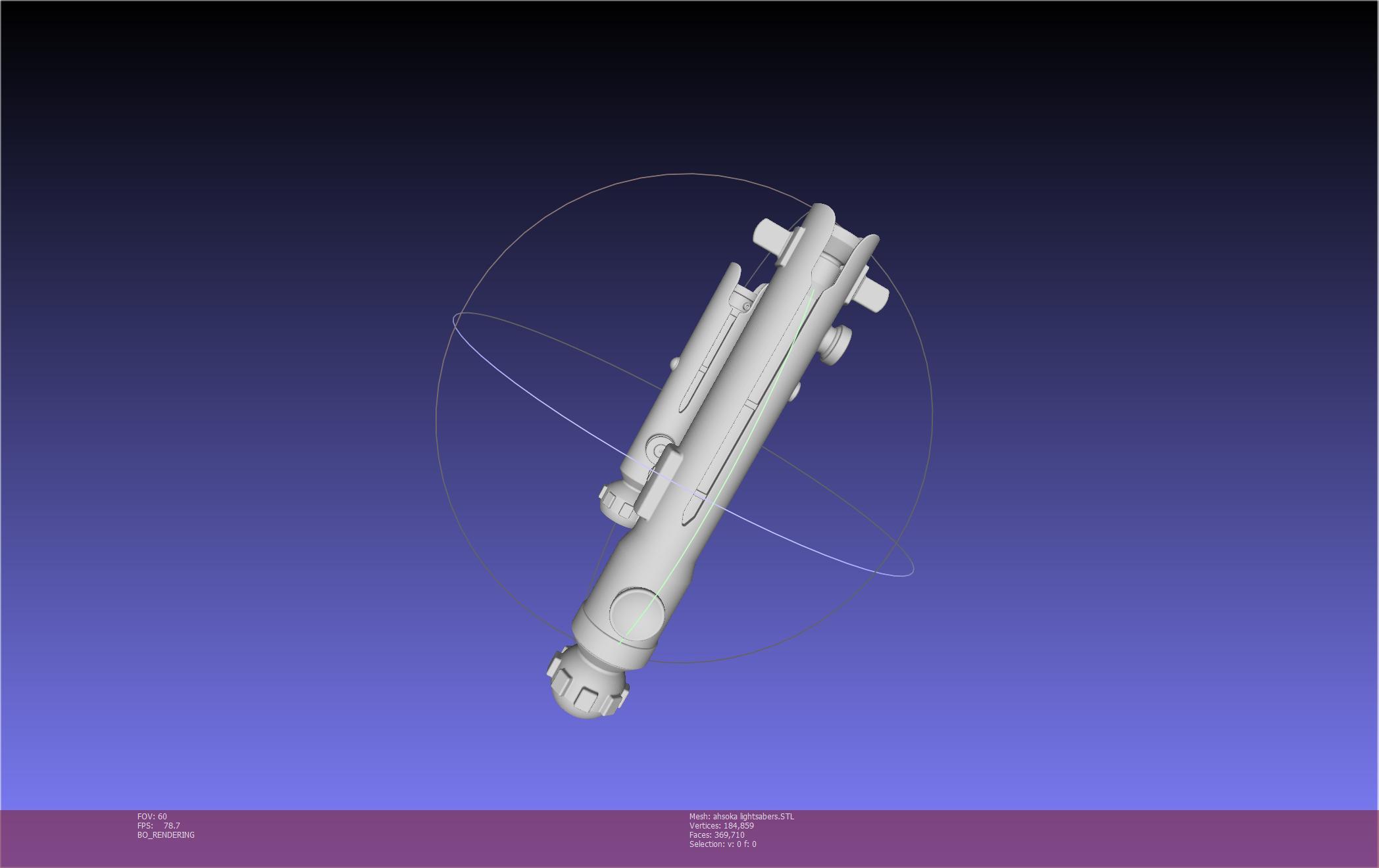 Star Wars Ahsoka Tano Lightsabers 3d model