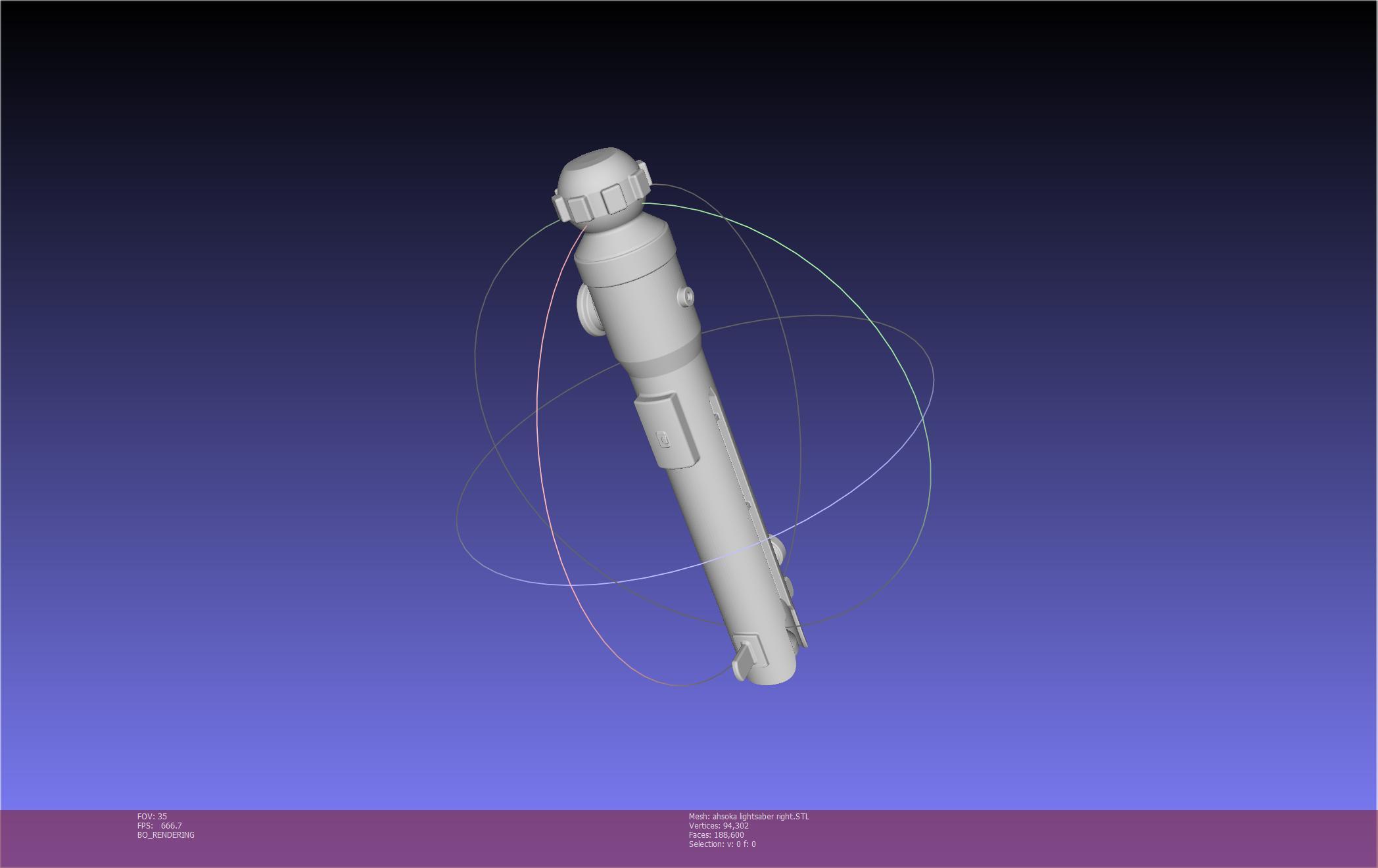 Star Wars Ahsoka Tano Lightsabers 3d model