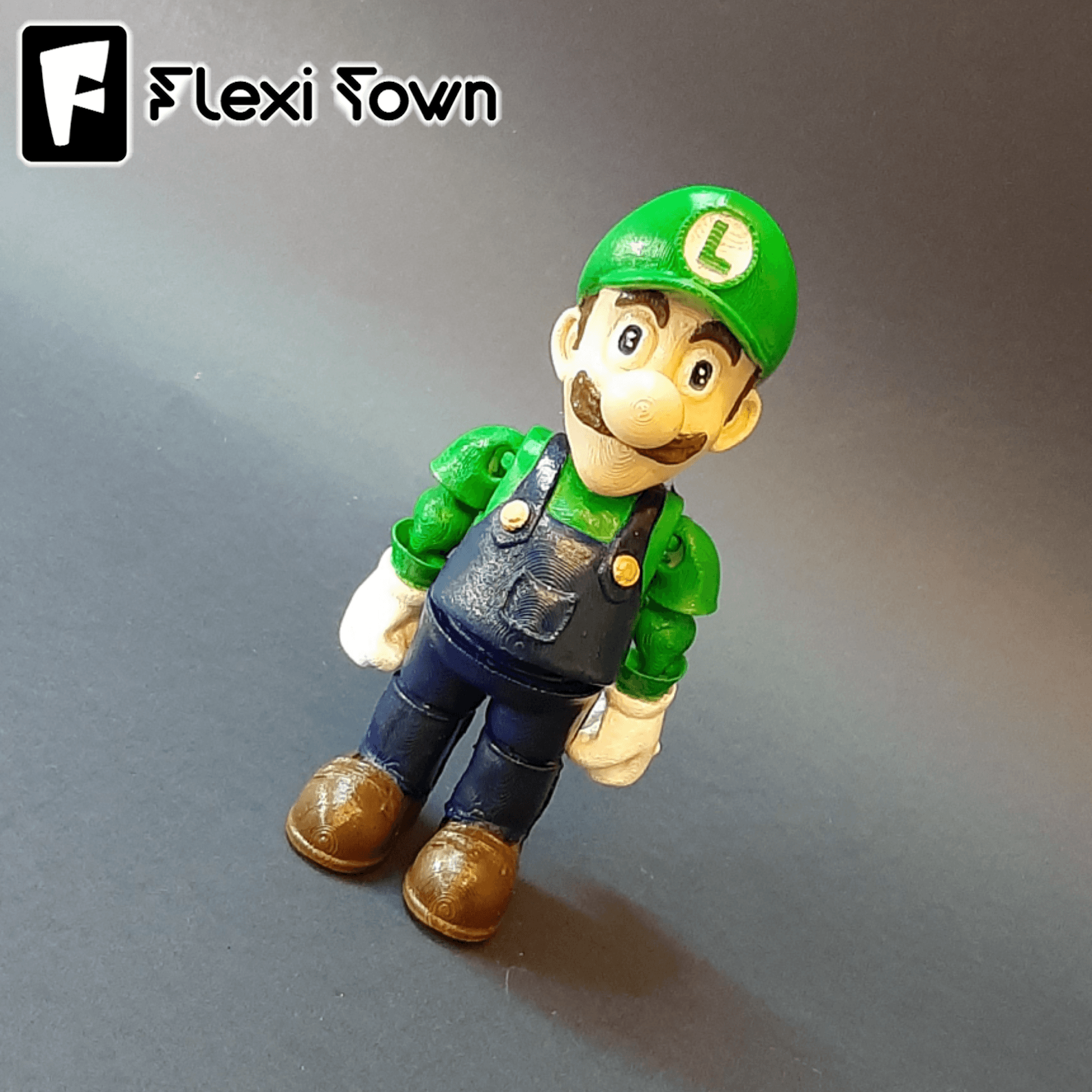 Flexi Print-in-Place Luigi 3d model