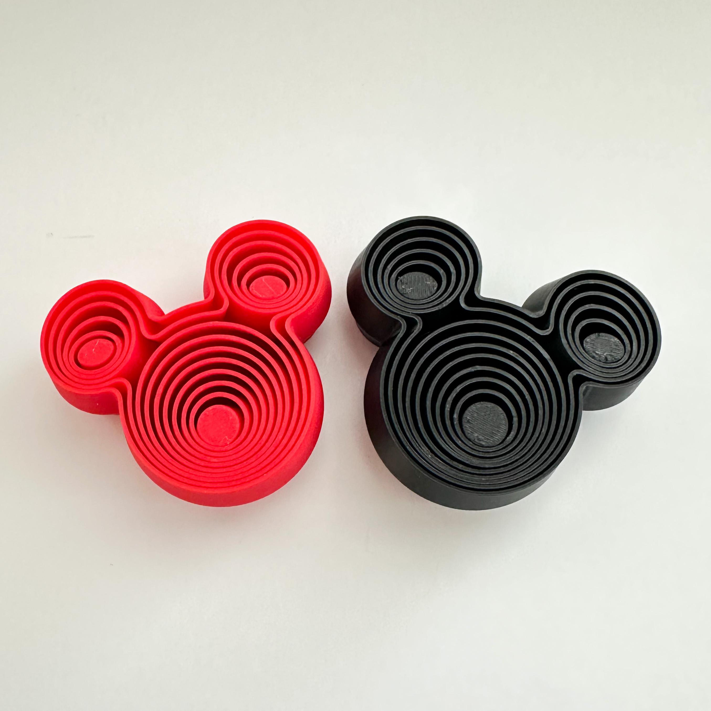 Mickey Mouse Inspired Layered Fidget Toy 3d model