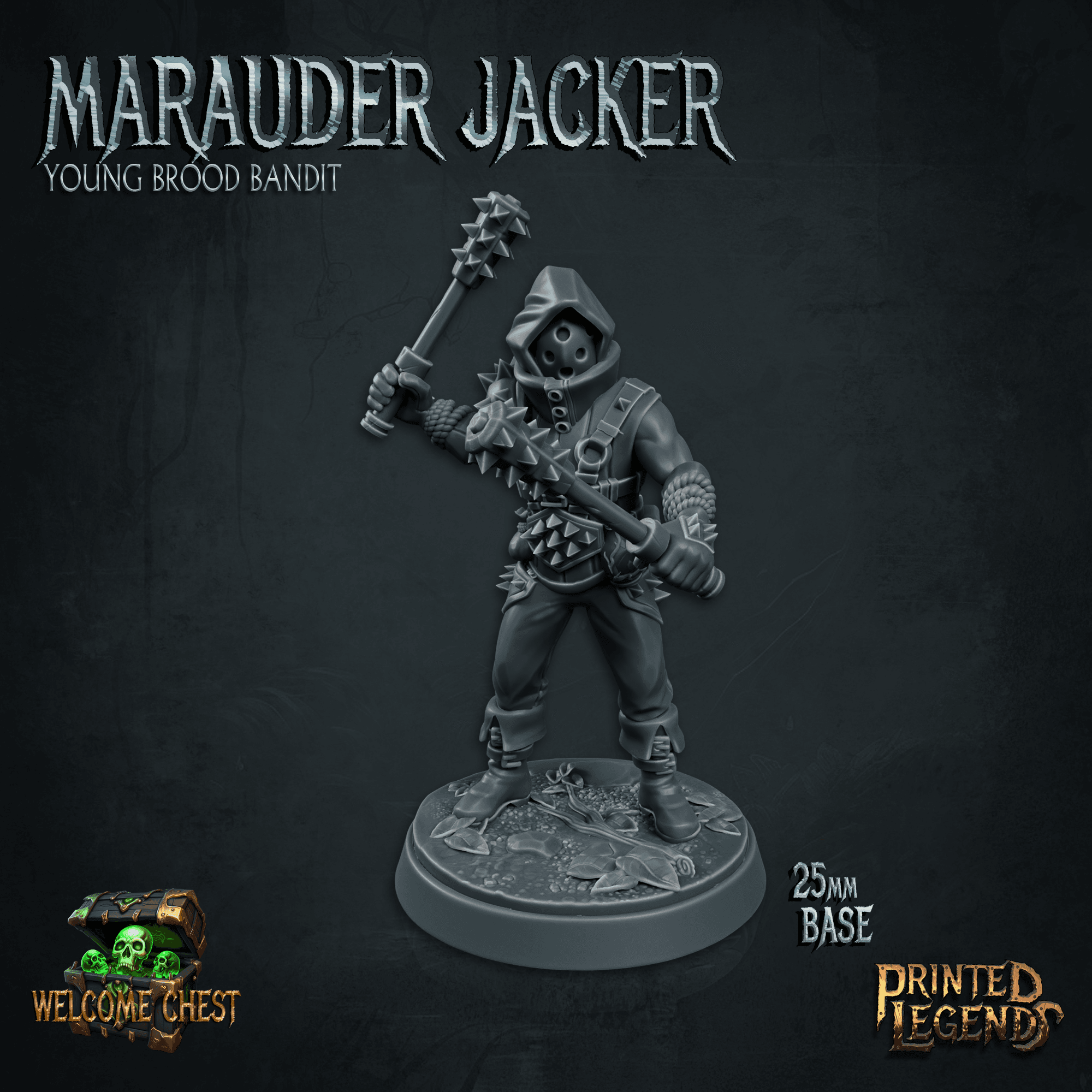 Marauder x4 (25 mm Bases) 3d model