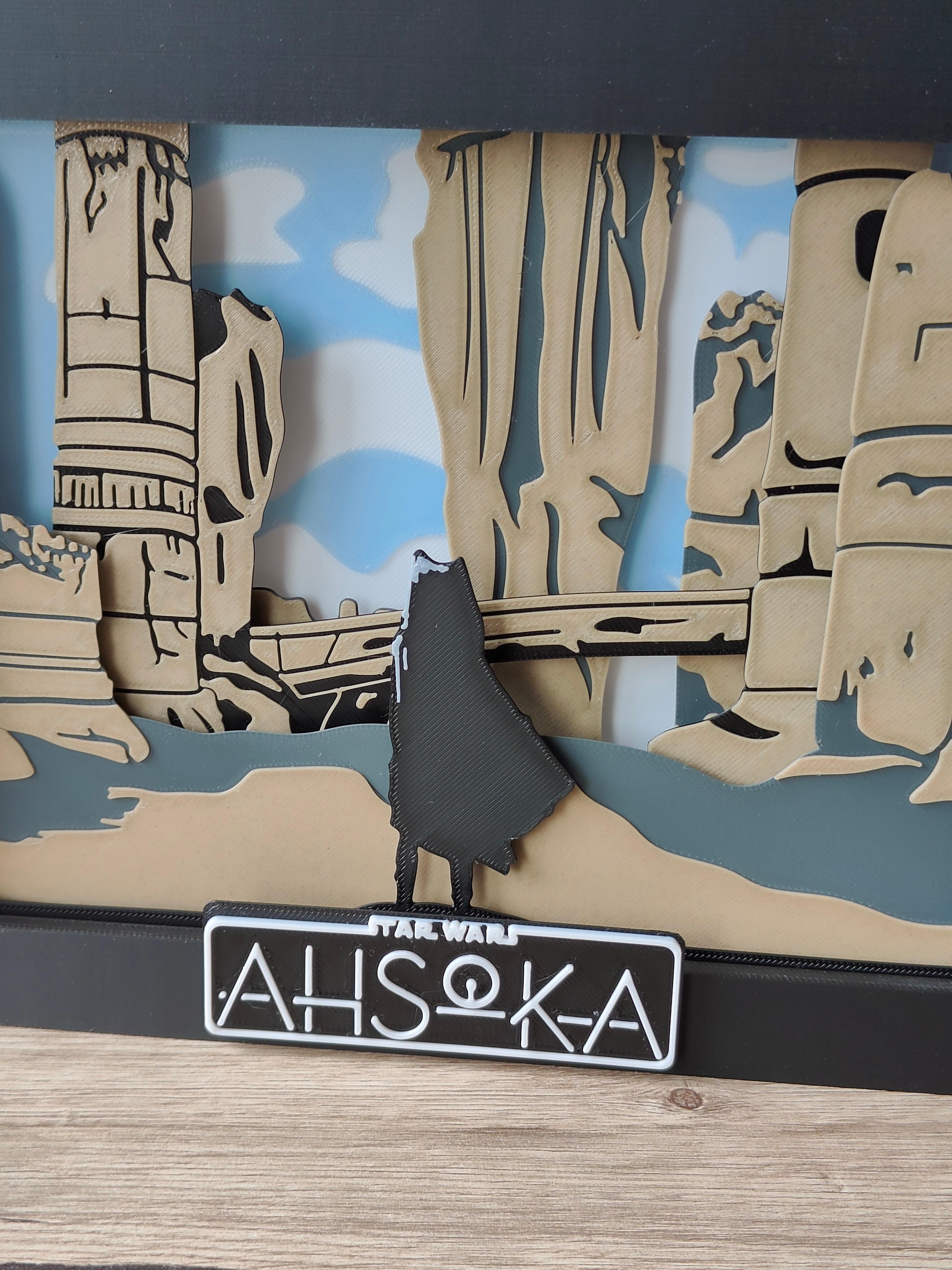 Ahsoka Arcana Shadow Box 3d model
