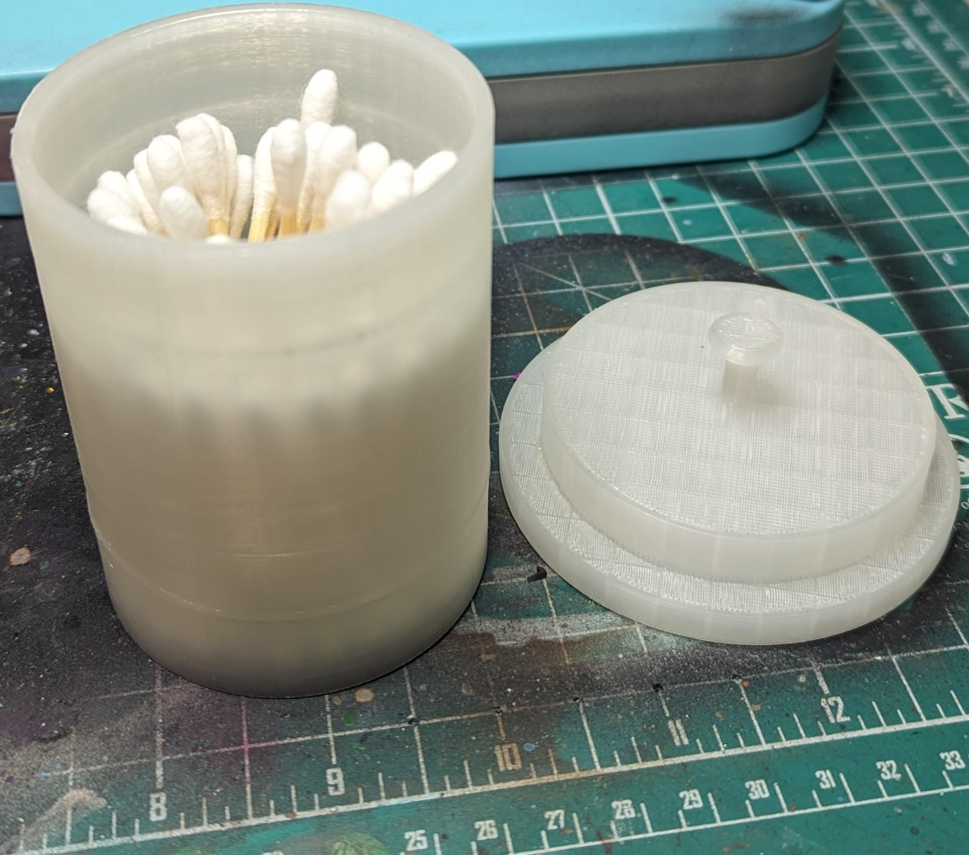 Cotton Bud Canister 3d model
