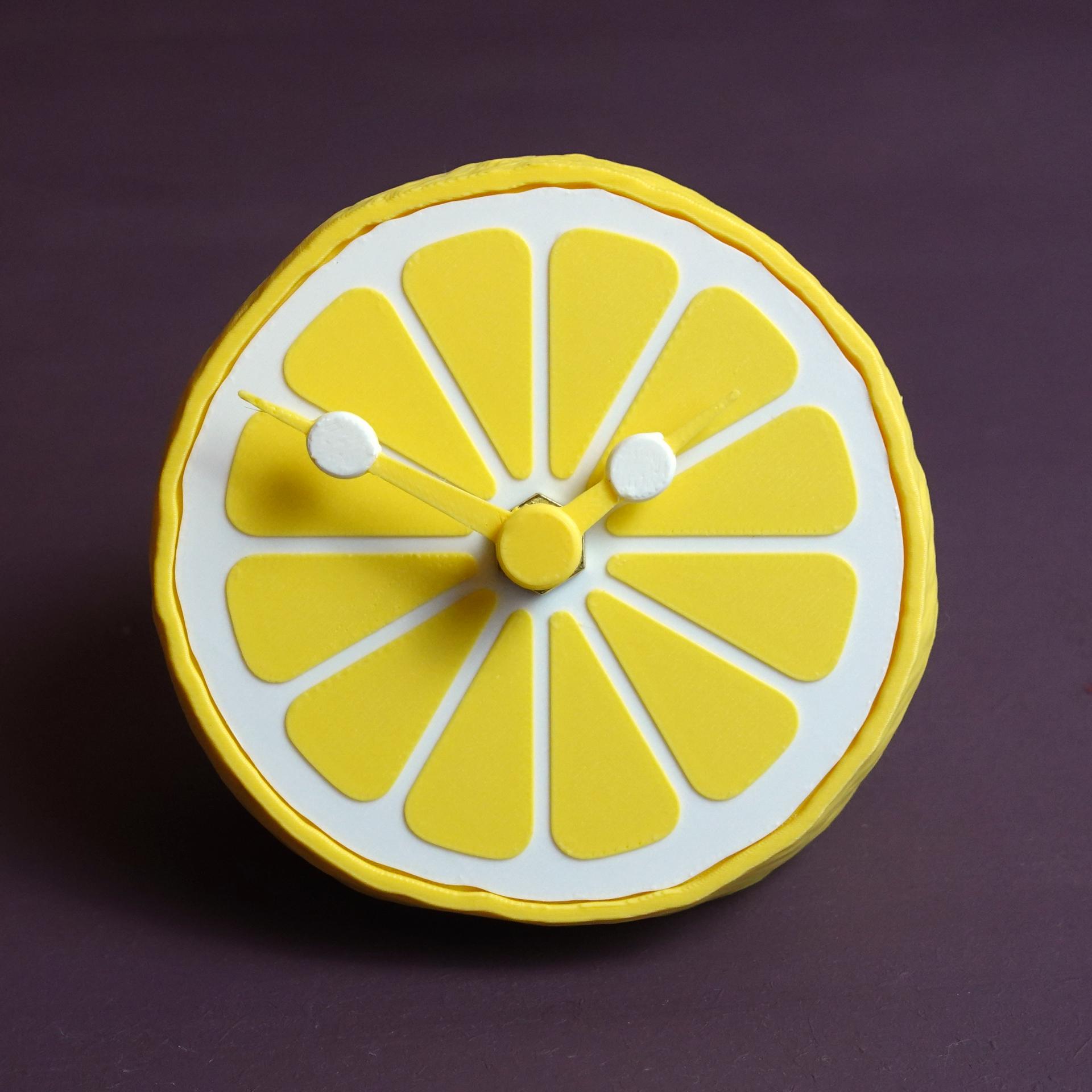 Citrus clock 3d model