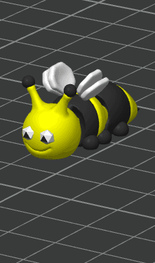 Flexi Bee (No Supports) 3d model