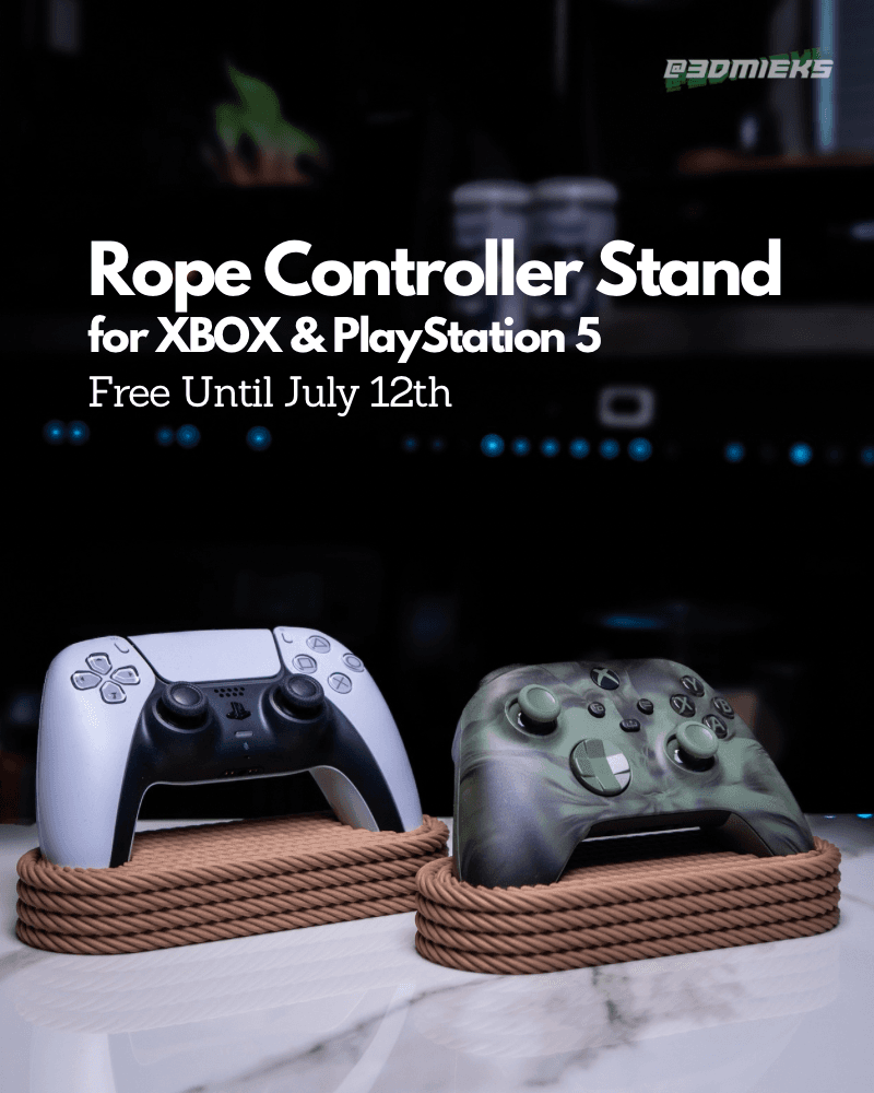 Rope Series | XBOX & PS5 Controller Stand 3d model