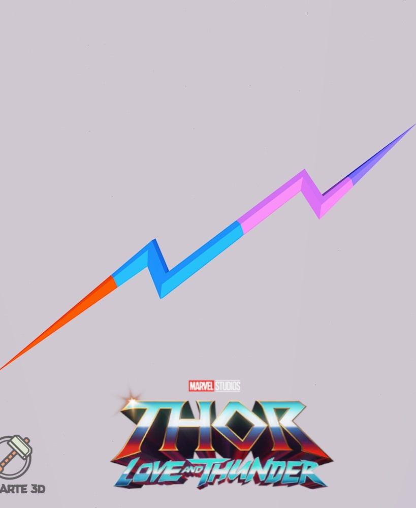 Zeus Thunderbolt - Thor: Love and Thunder  ⚡ 3d model