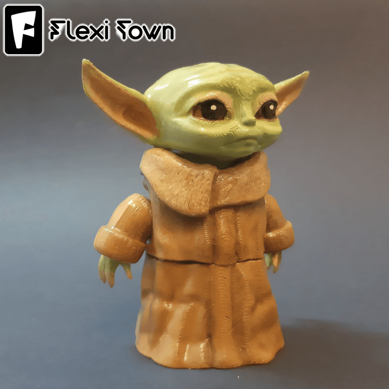 Flexi Print-in-Place Baby Yoda 3d model