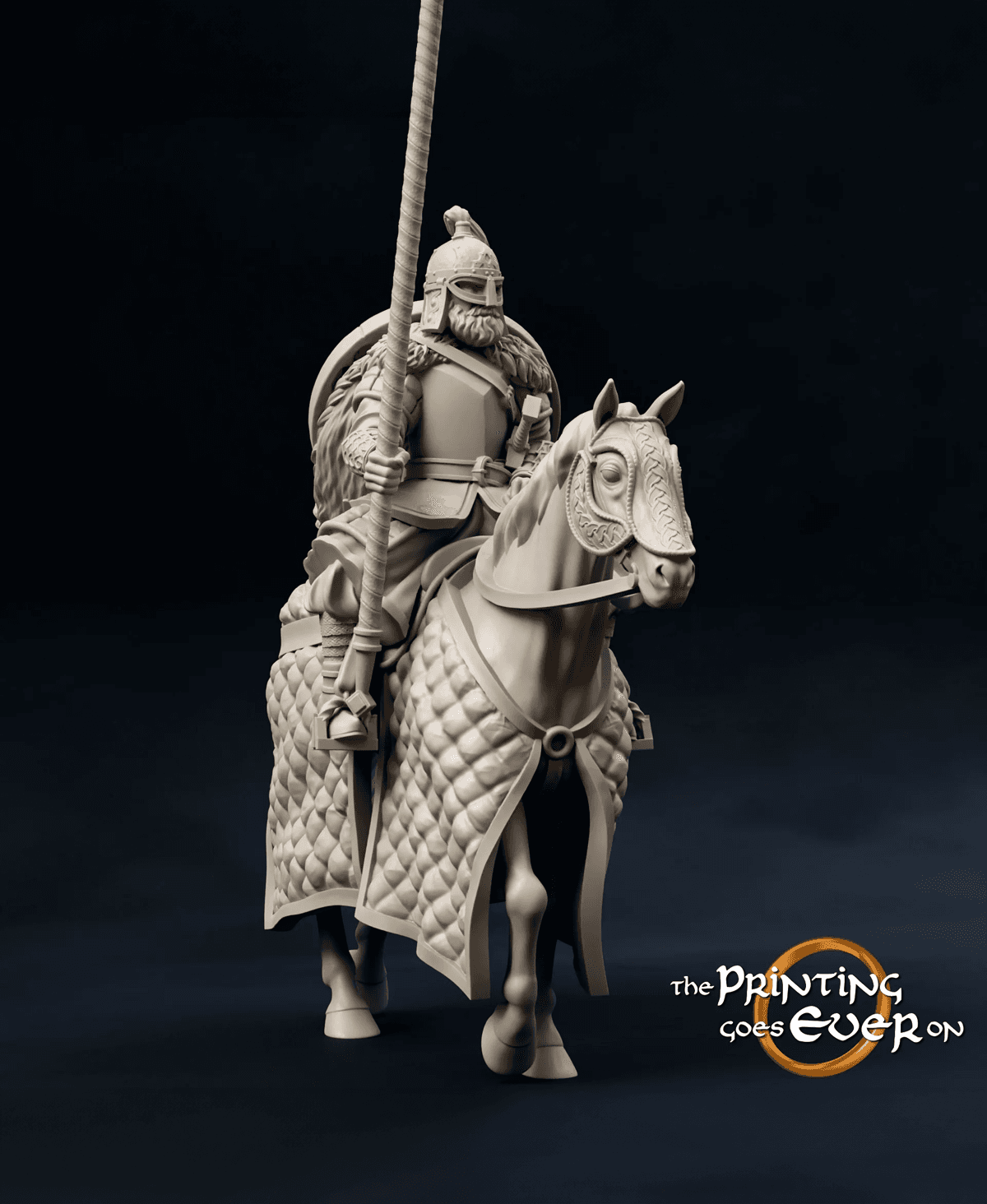 Ridermercia Mounted Earl's Guard 3d model