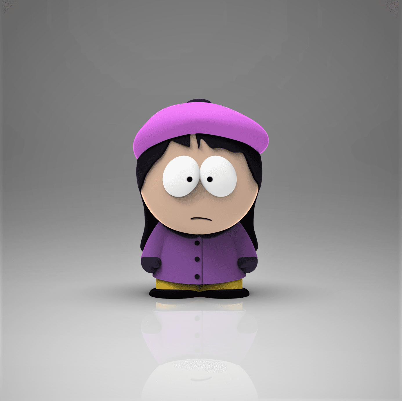 Wendy -South Park 3d model