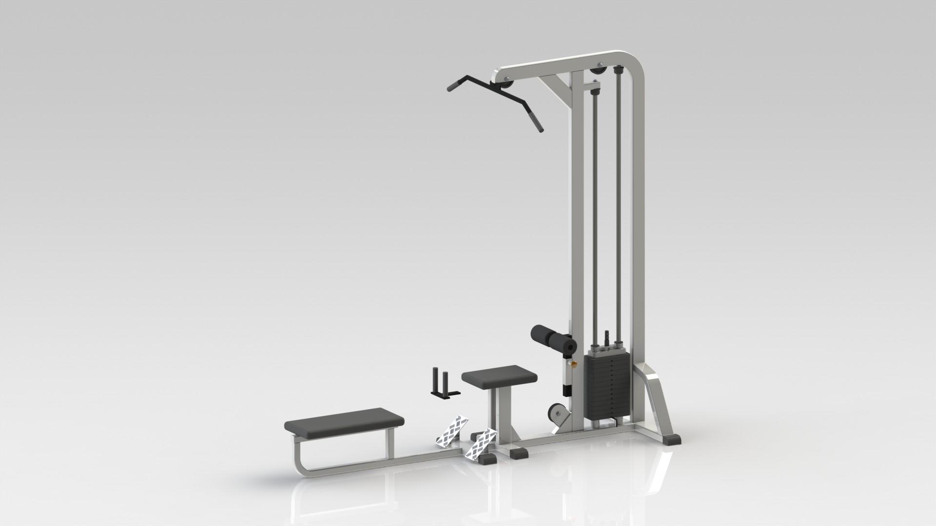 Gym multifunction machine (Maquina multifunción para gimnasio) 3d model