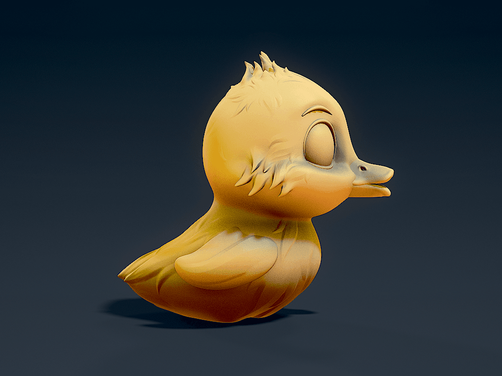 Cute_duckling_2 3d model