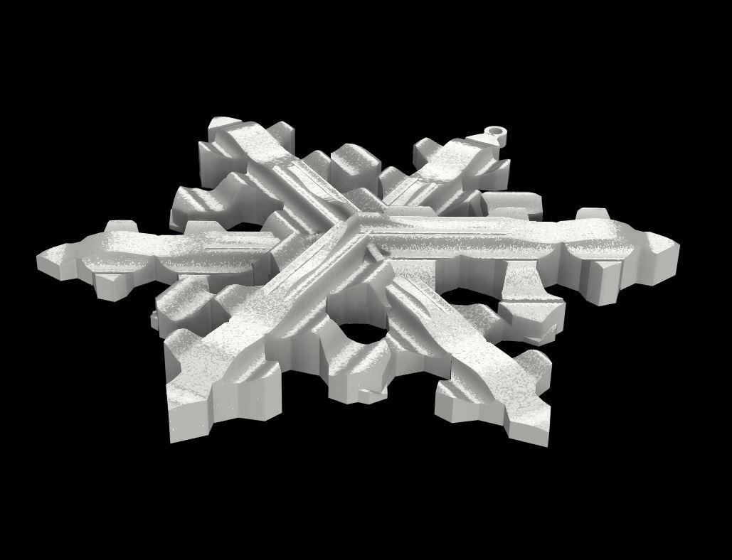 Wicked Snowflake 3d model