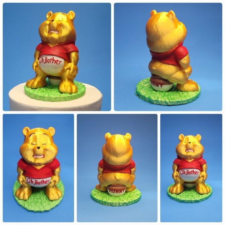 No Care Poo Bear 3d model