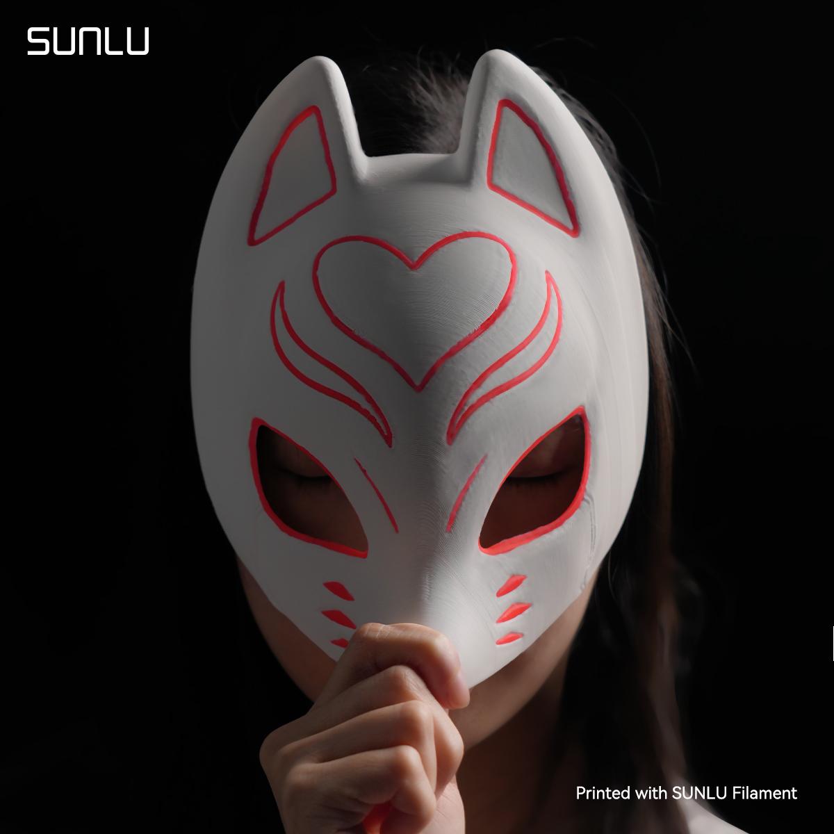 Luminous Fox Mask_SUNLU.stl 3d model
