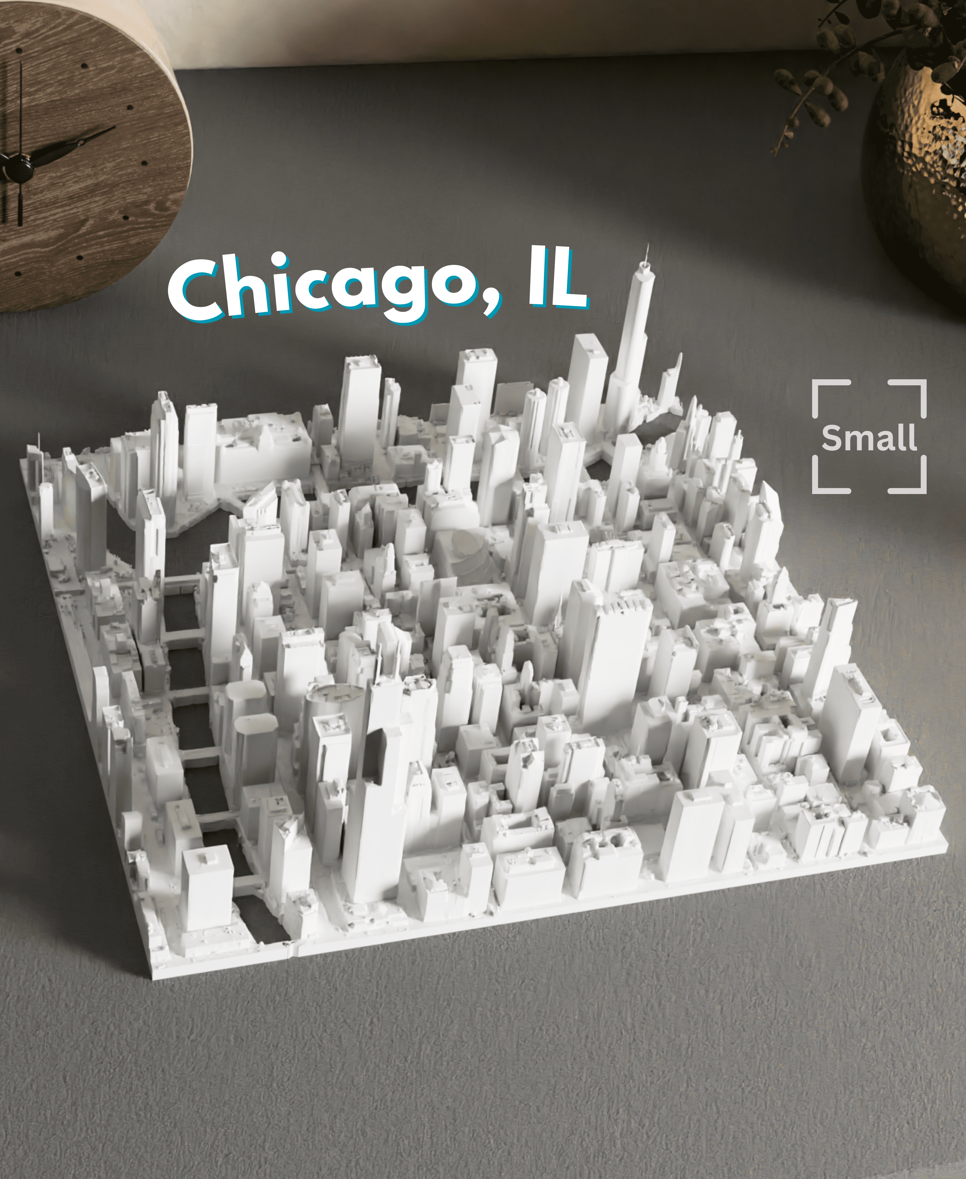 Chicago, IL Small 3d model