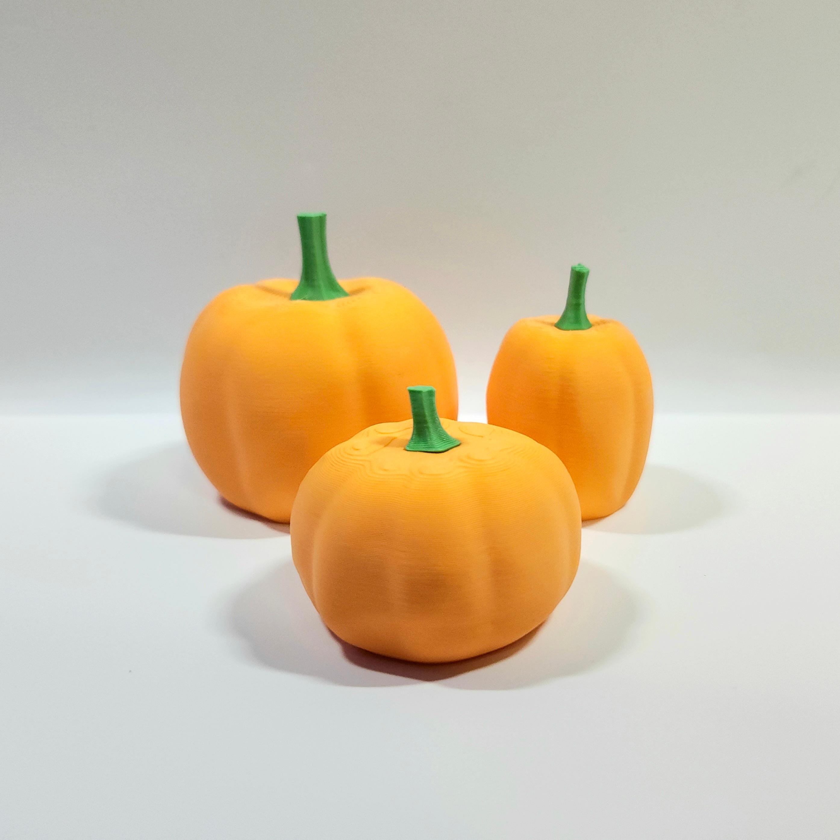 Decorative Seasonal Holiday Pumpkin Trio [ Halloween 2024 ] 3d model