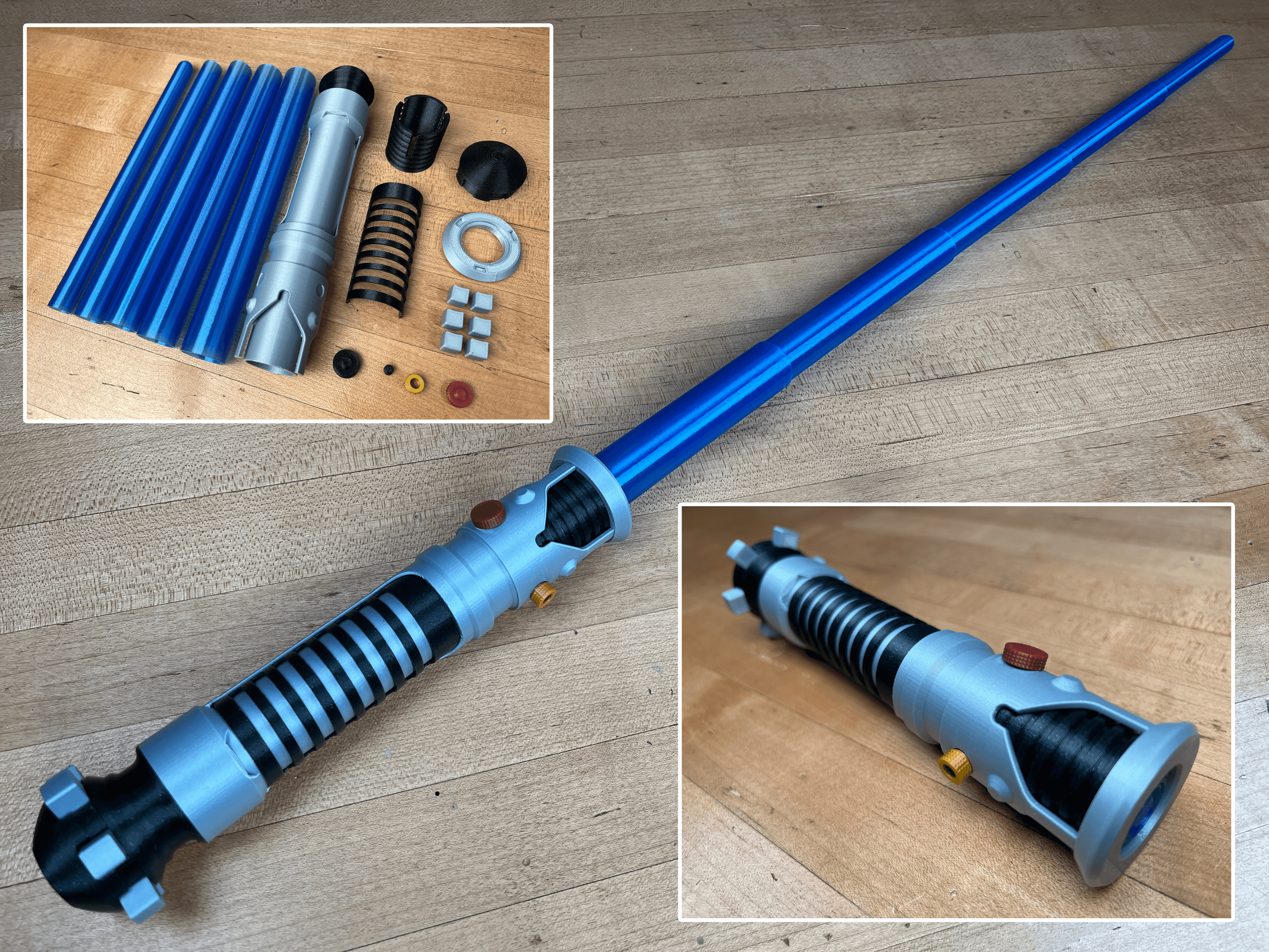 Obi-Wan’s Multi-Part Lightsaber 3d model