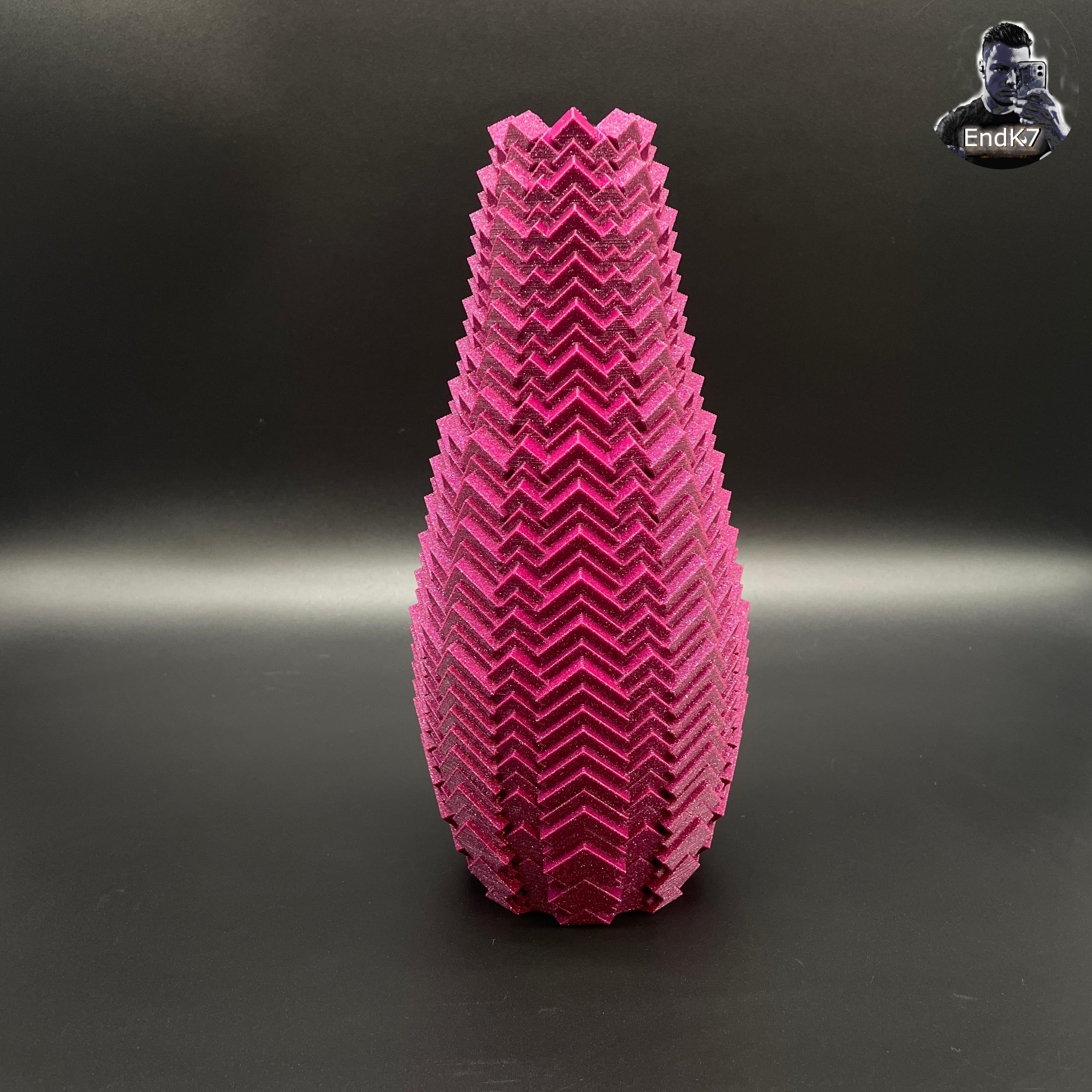 Cubic_Pattern_Vases 3d model