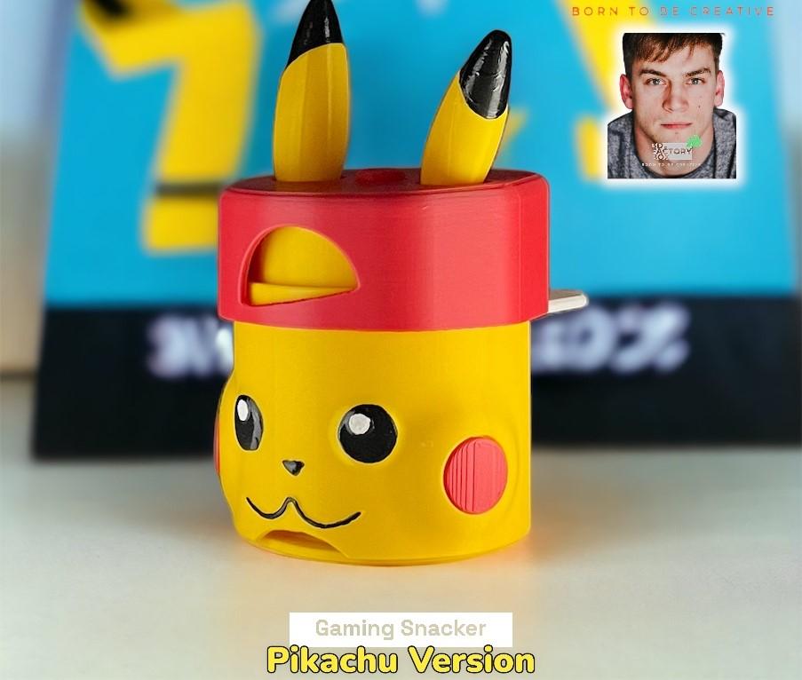 Gaming Snacker - Inspired by "Pikachu from Pokémon" 3d model