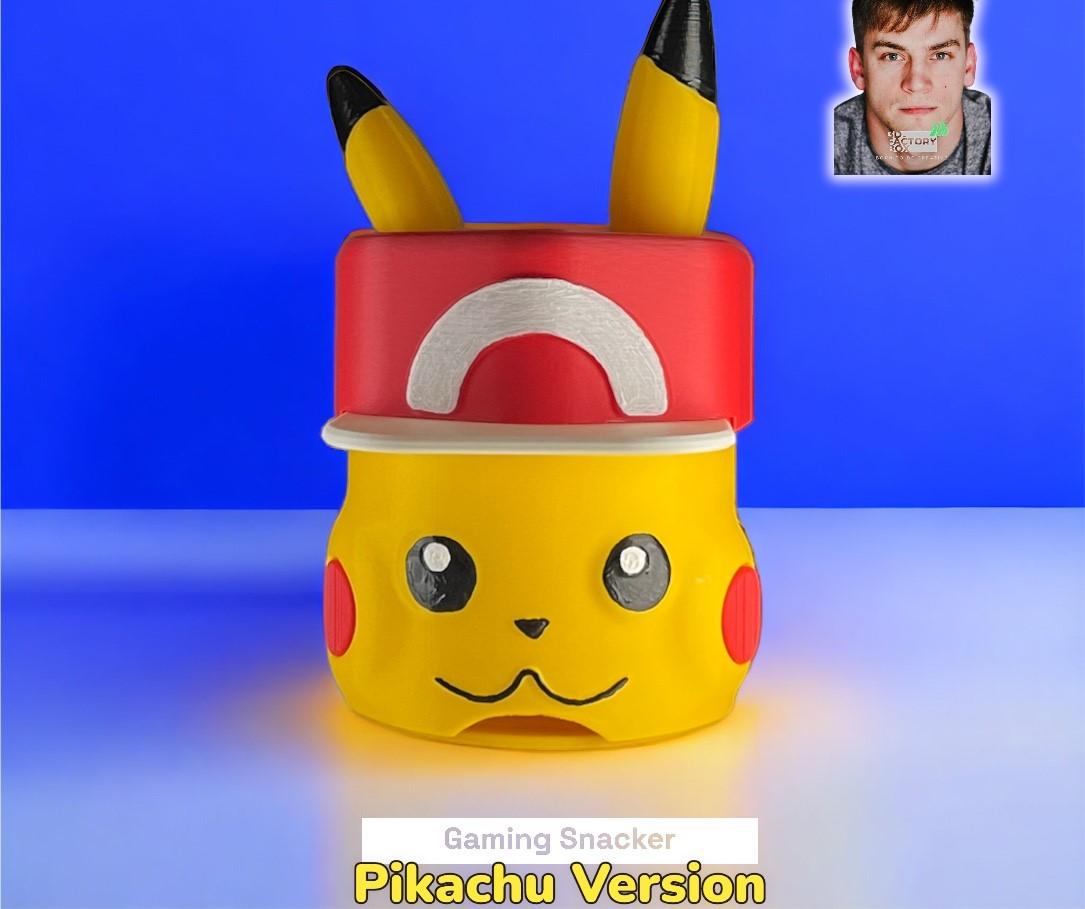 Gaming Snacker - Inspired by "Pikachu from Pokémon" 3d model