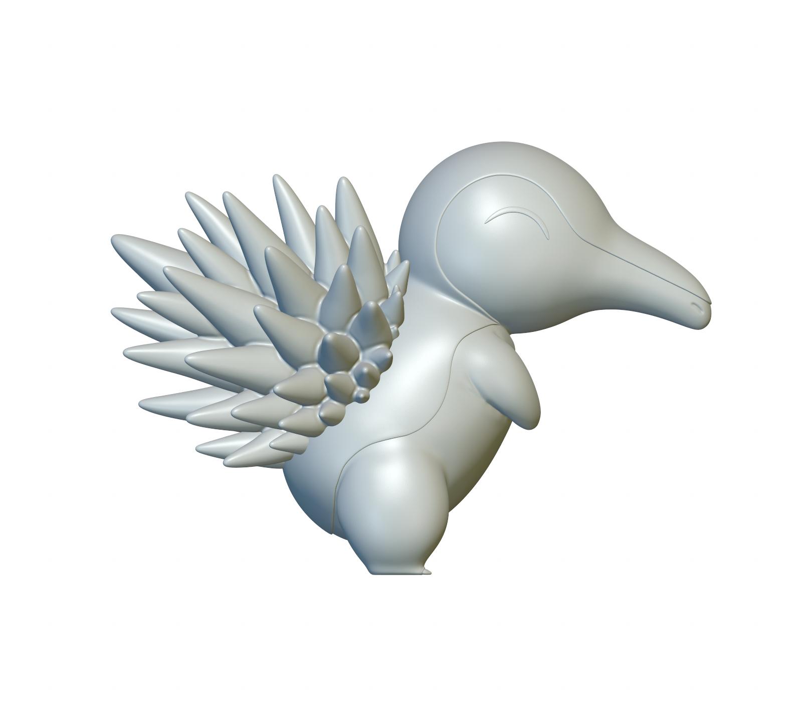 Pokemon Cyndaquil #155 - Optimized for 3D Printing 3d model