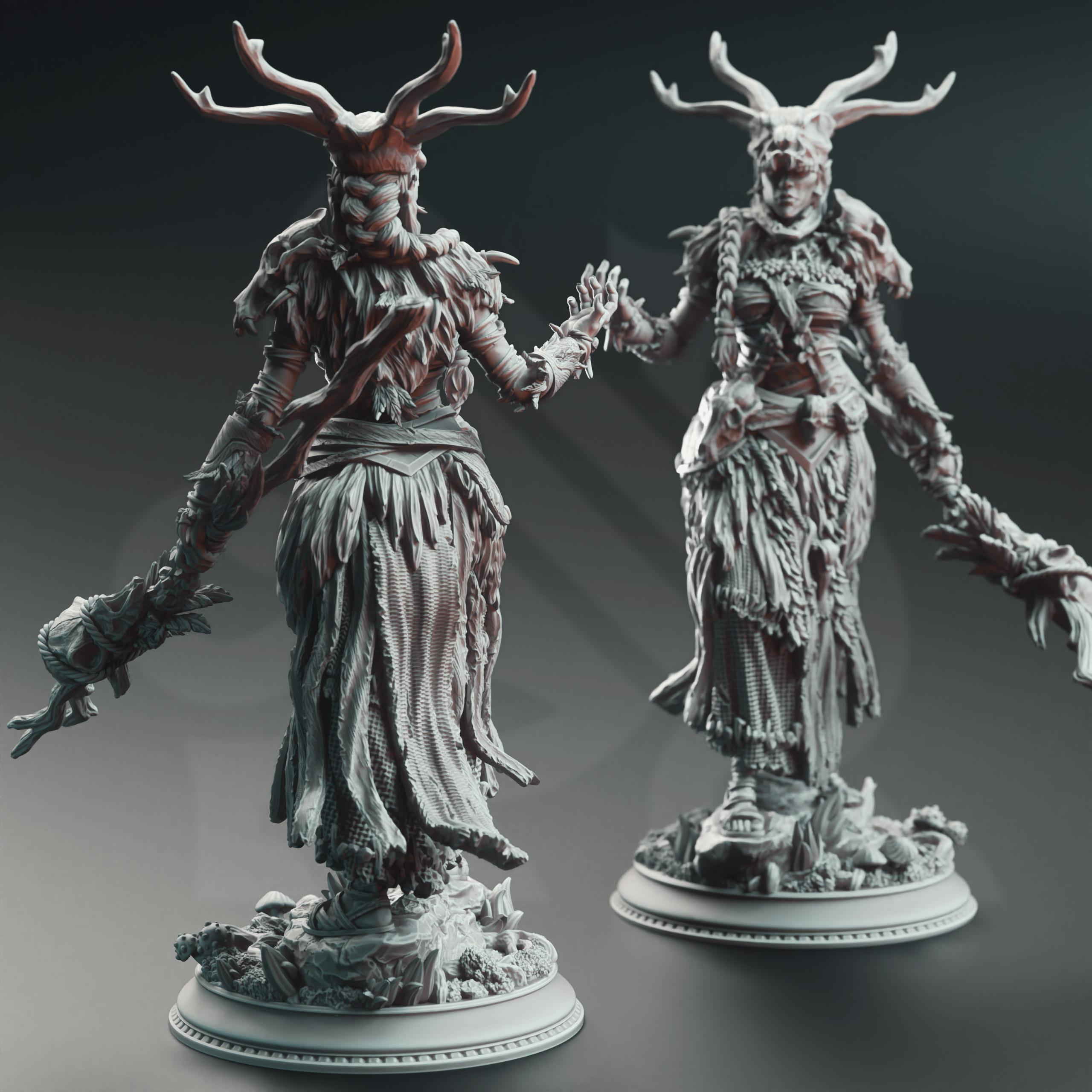 Goliath Druid Elder - Turak'tali 3d model