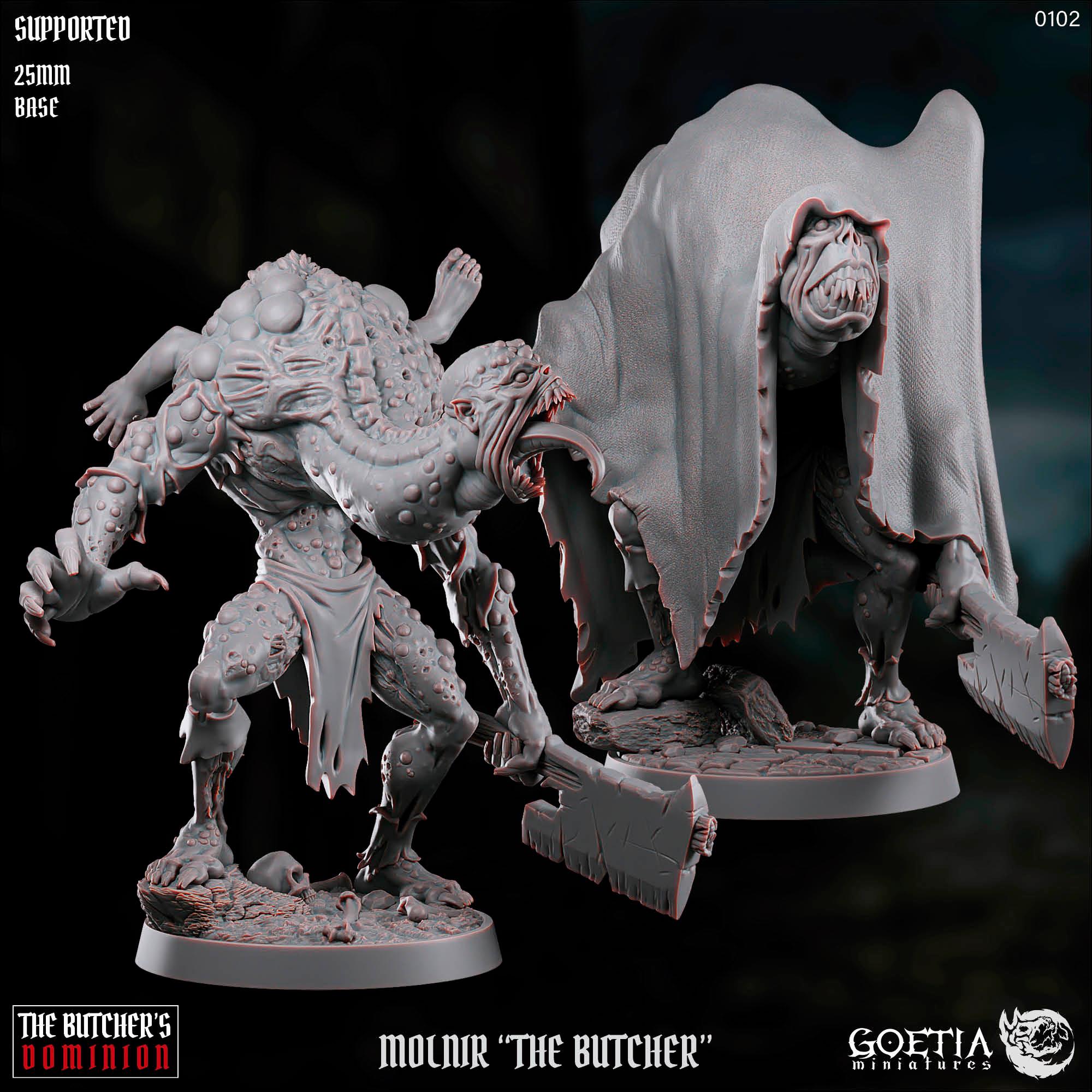 Molnir "The Butcher" (2 models) 3d model