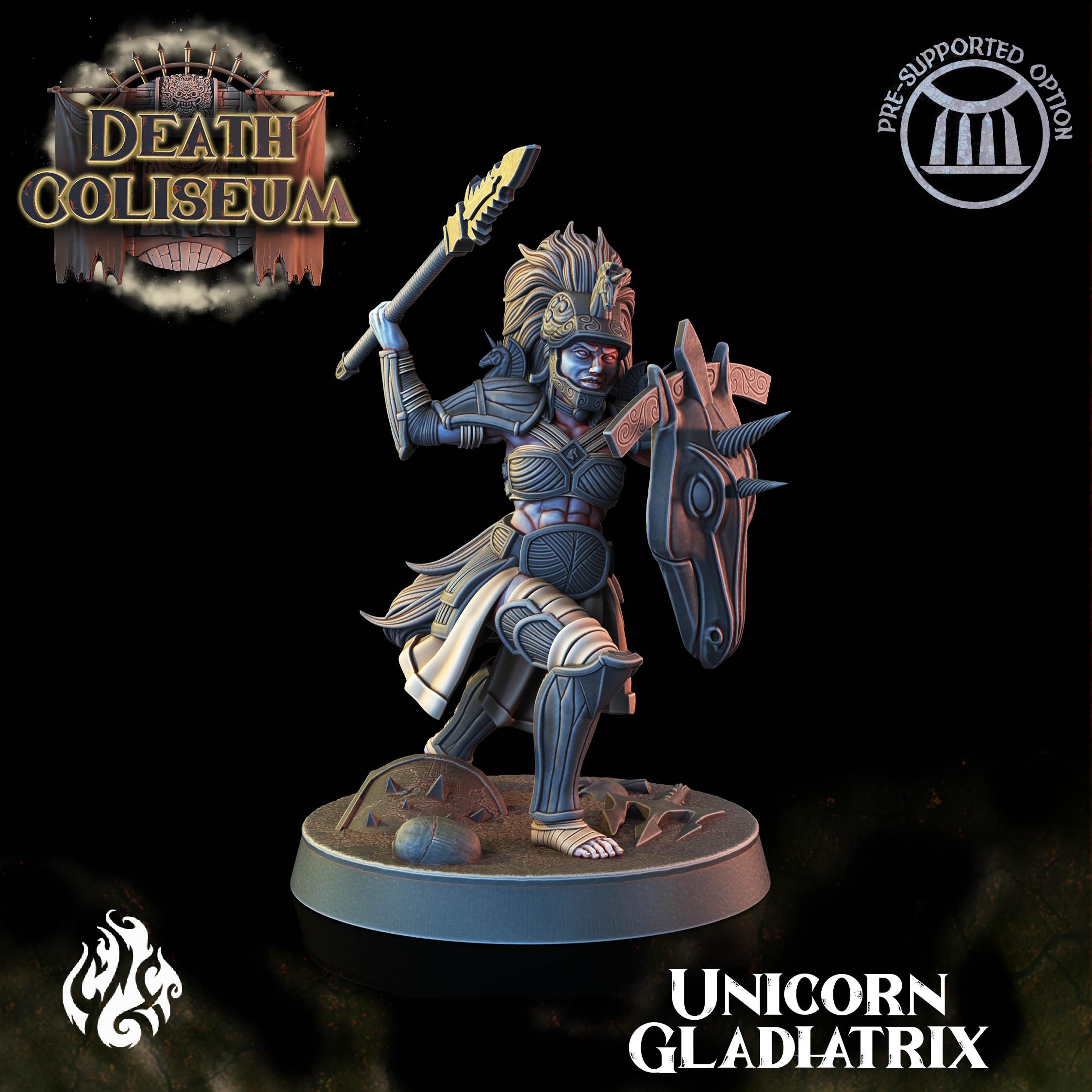 Unicorn Gladiatrix 3d model