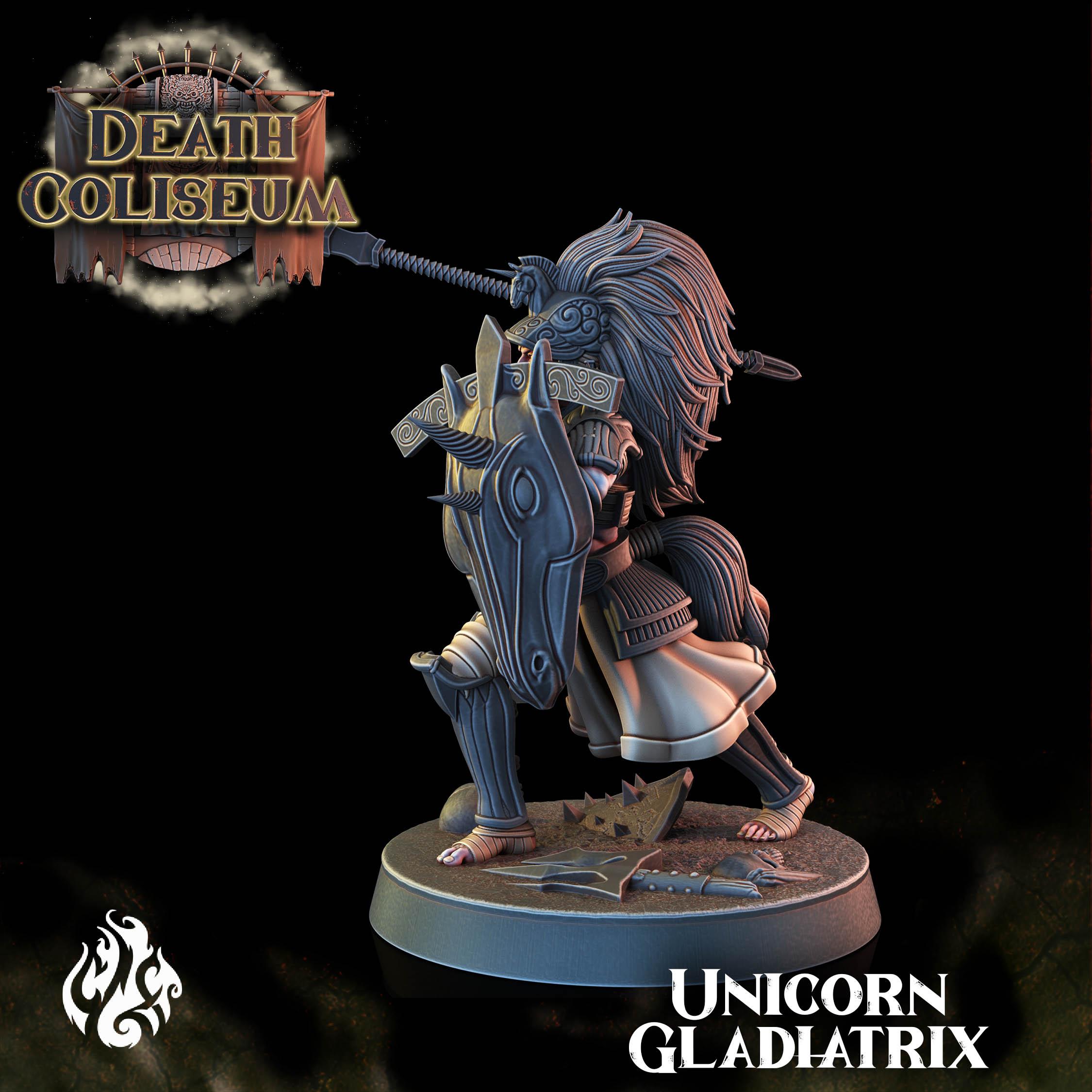 Unicorn Gladiatrix 3d model