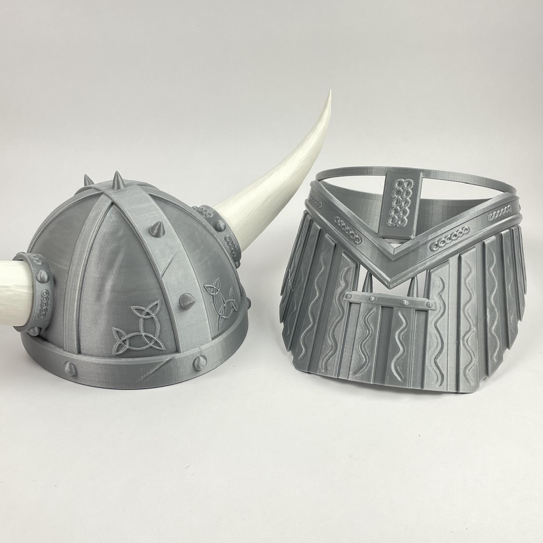 VIKING / DWARVEN HELMET (3-IN-1) 3d model