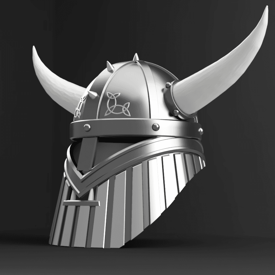 VIKING / DWARVEN HELMET (3-IN-1) 3d model