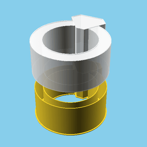 Diamond Ring, nestable box (v1) 3d model