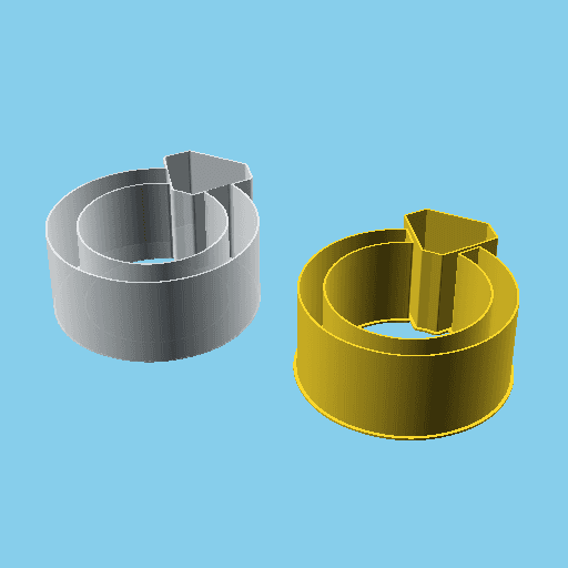 Diamond Ring, nestable box (v1) 3d model
