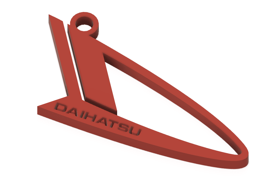 Keychain: Daihatsu V 3d model
