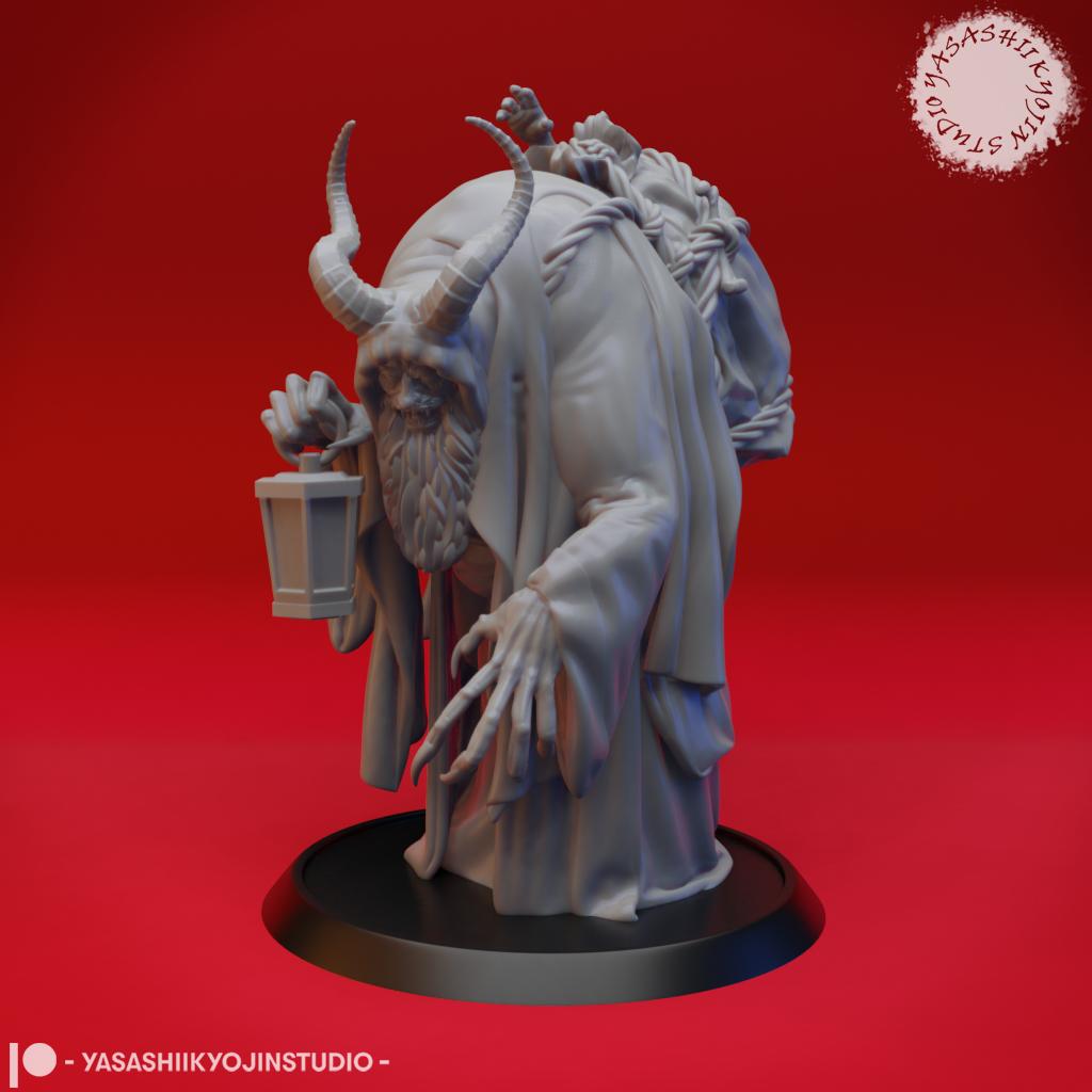 Krampus - Tabletop Miniature (Pre-Supported) 3d model