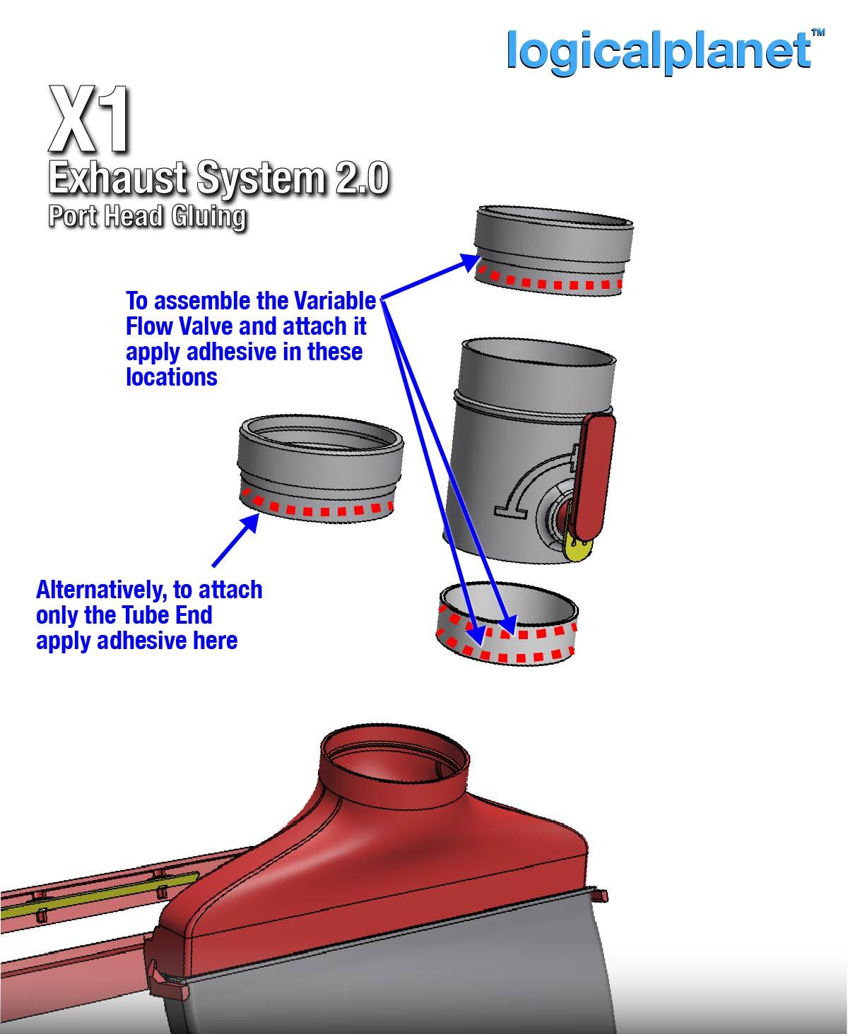 BambuLab X1 Series Capture and Vent Exhaust System 3d model