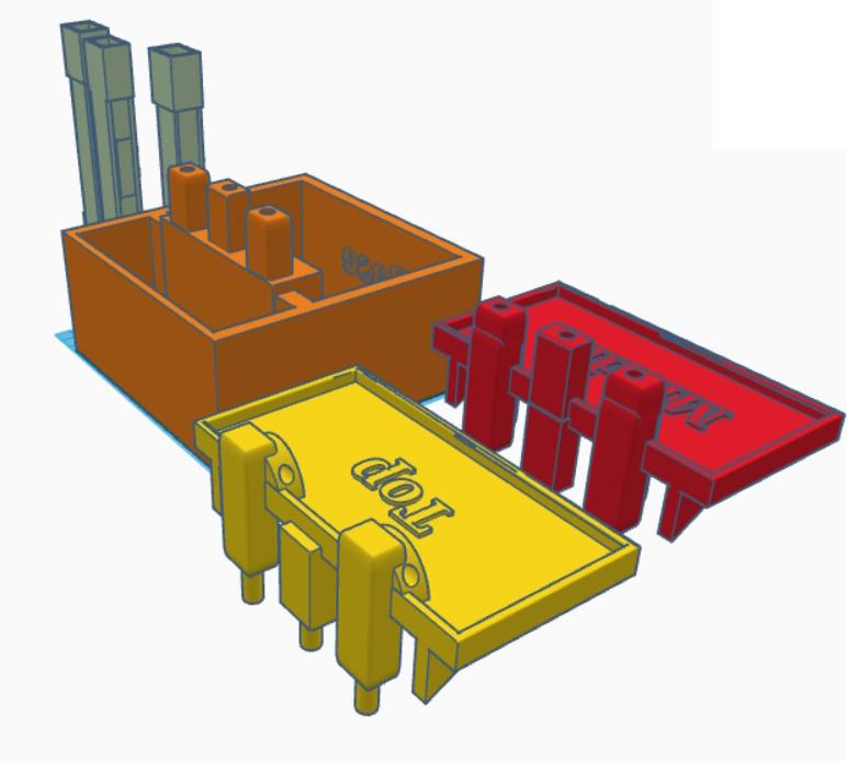 Bathroom Cell Phone Magazine Stand 3d model